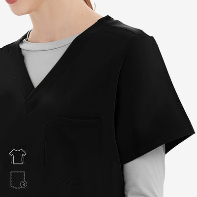 Phillip Slim Fit Scrub Top