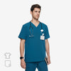Virtis V-neck Scrub Top